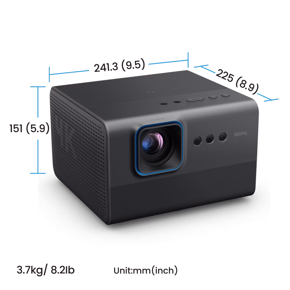 BenQ GP520 2600 AL, 4K, LED, REC 709, TR 1.2, Auto Focus, Auto 3D Keystone, Screen Fit, Object Avoidance, support 3D/HDR/HDR10+/HLG/MEMC, GTV, 12Wx2 Speaker, HDMI 2.1 x2 support ALLM, Type-C support Switch DP ALT mode