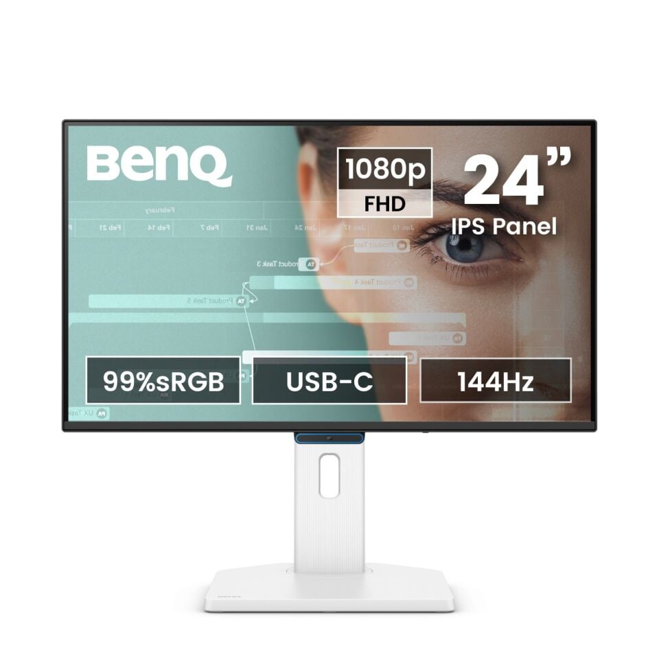 BenQ GW2490TC 23,8 '' IPS Full HD 144 Hz HDMI DP USB-C MM Pivot Eye-Care Ev Ofis Monitörü
