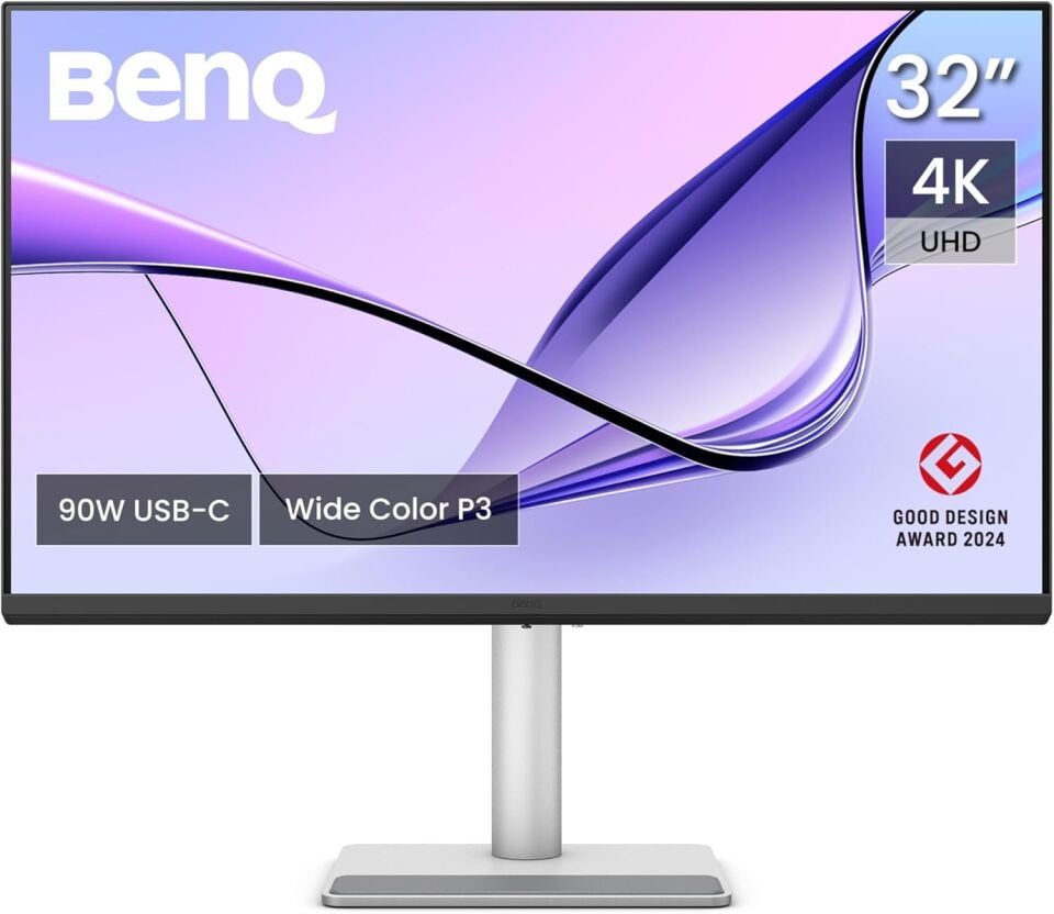 BenQ MA320U 32\' 4K UHD IPS 2XHDMI USB C HDR 600 MacBook Pro Ve MacBook Air Destekli Monitör
